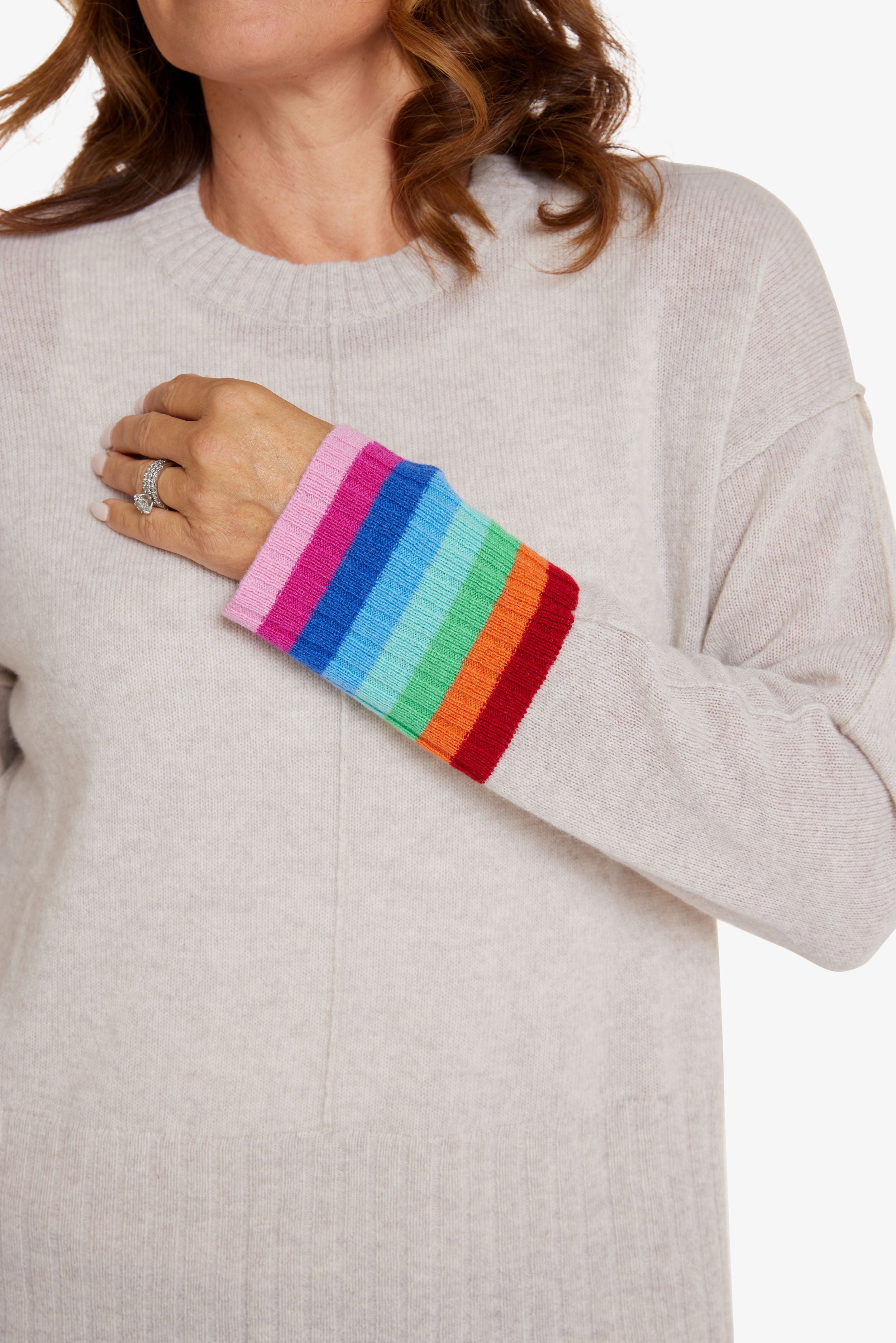 Rainbow Cuff Jumper