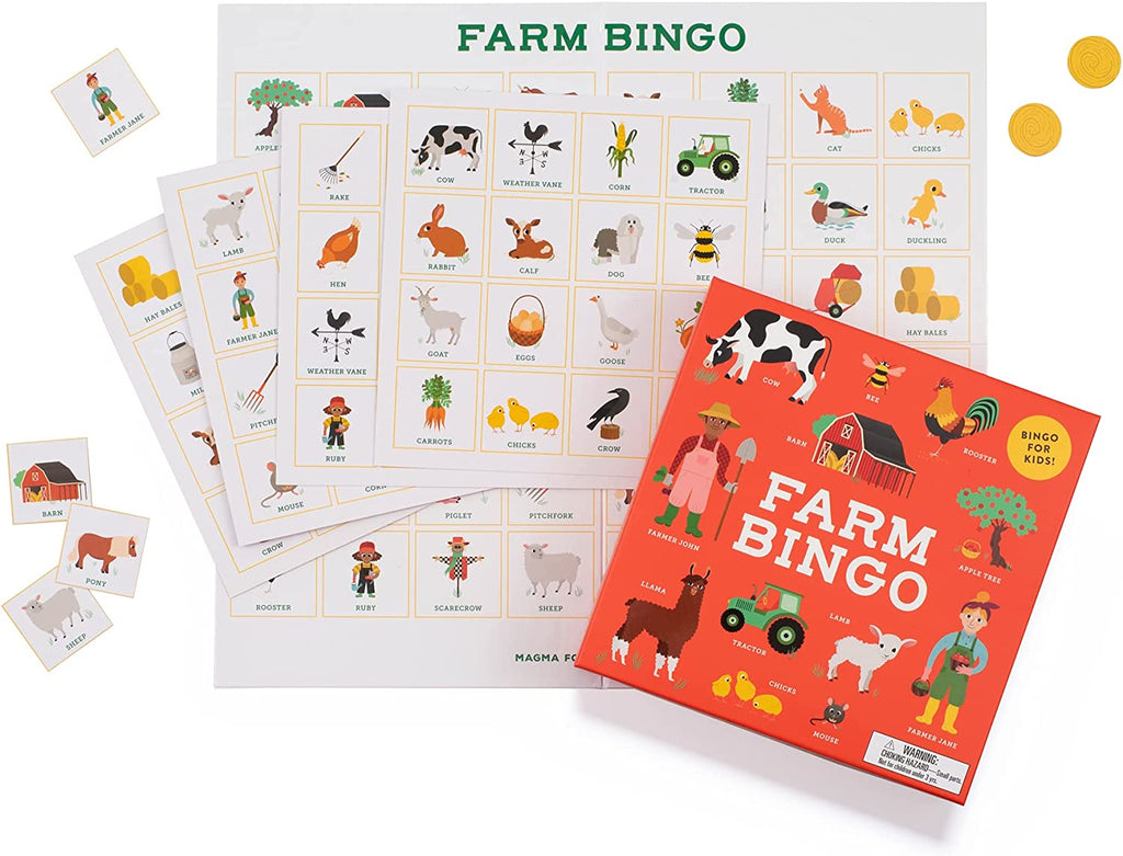 Childrens Games - Farm Bingo
