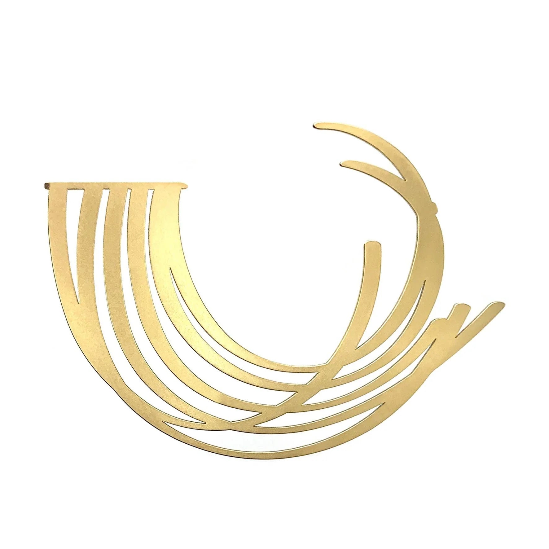 Brooch Breath - 22ct Matt Gold Plate