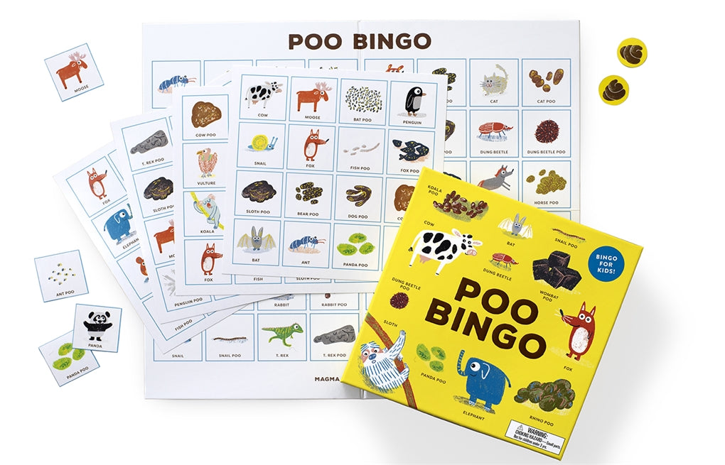 Poo Bingo game for children
